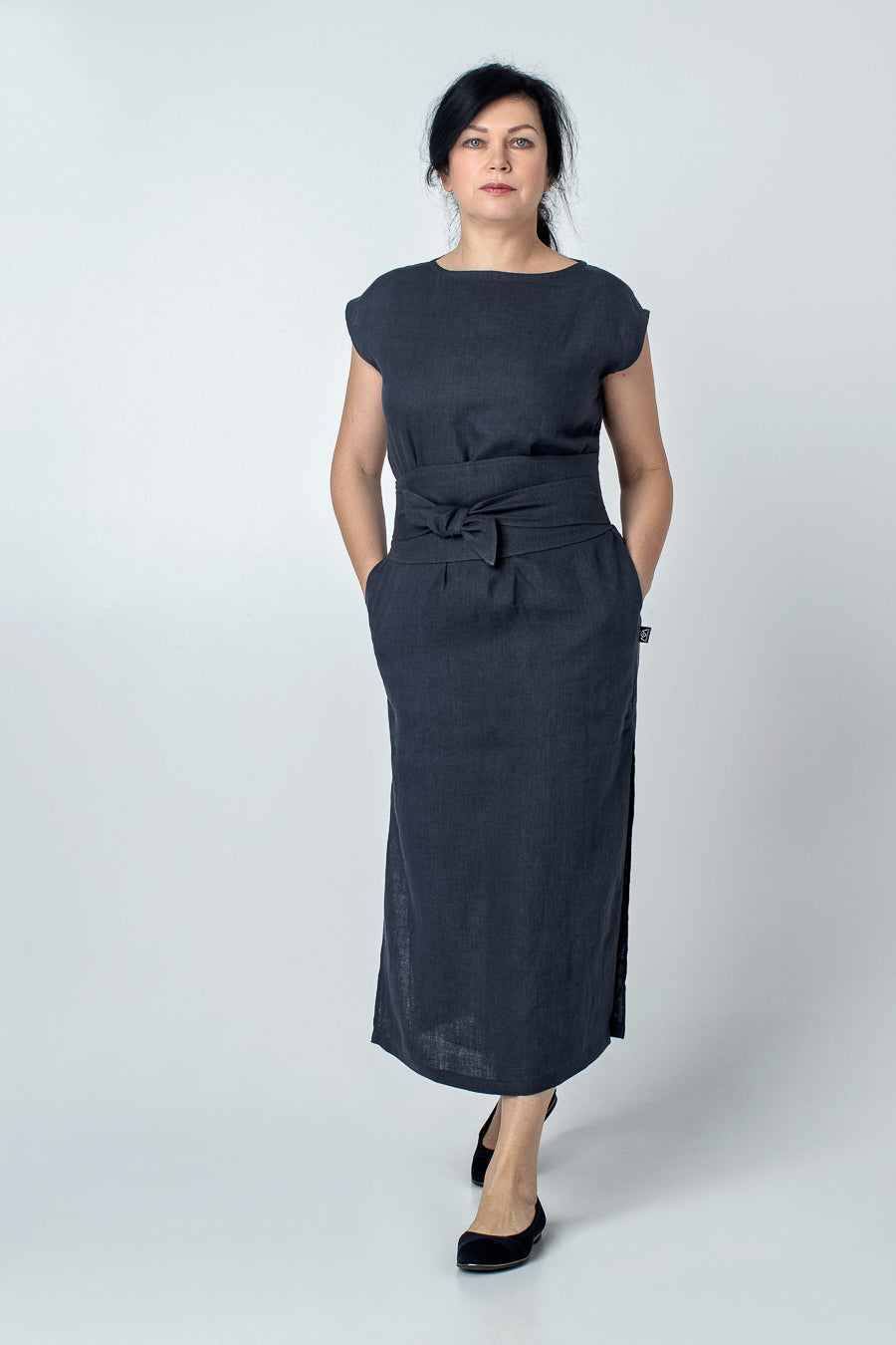 SOTI | 1940 pencil linen dress - Mezzoroni