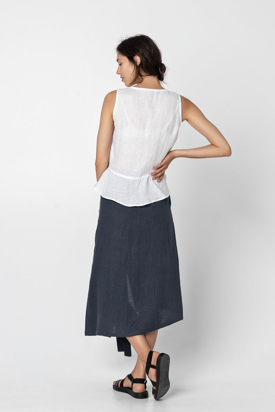MAYA | Organic linen shirt - Mezzoroni