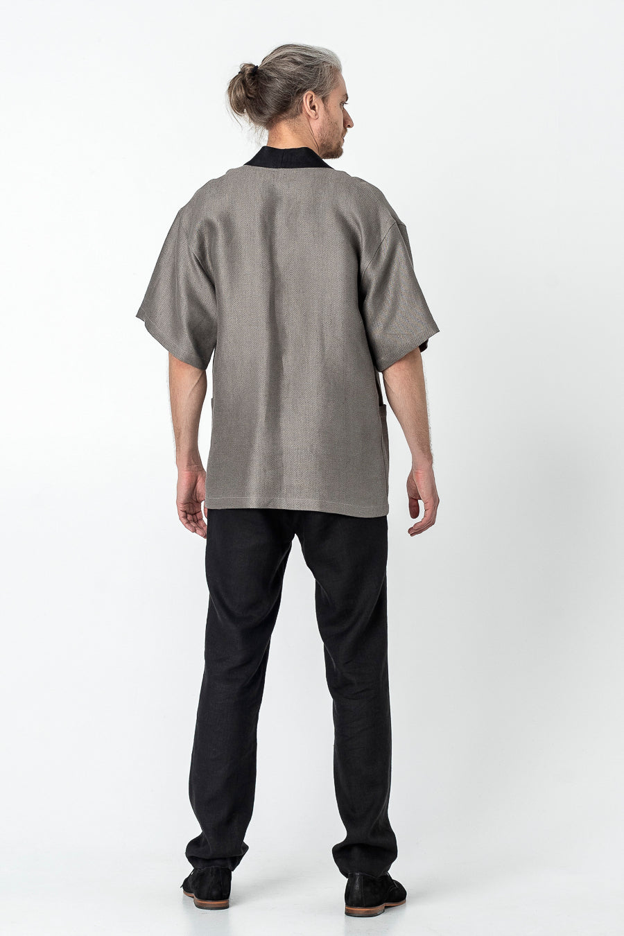 RIN | Linen kimono jacket for men - Mezzoroni