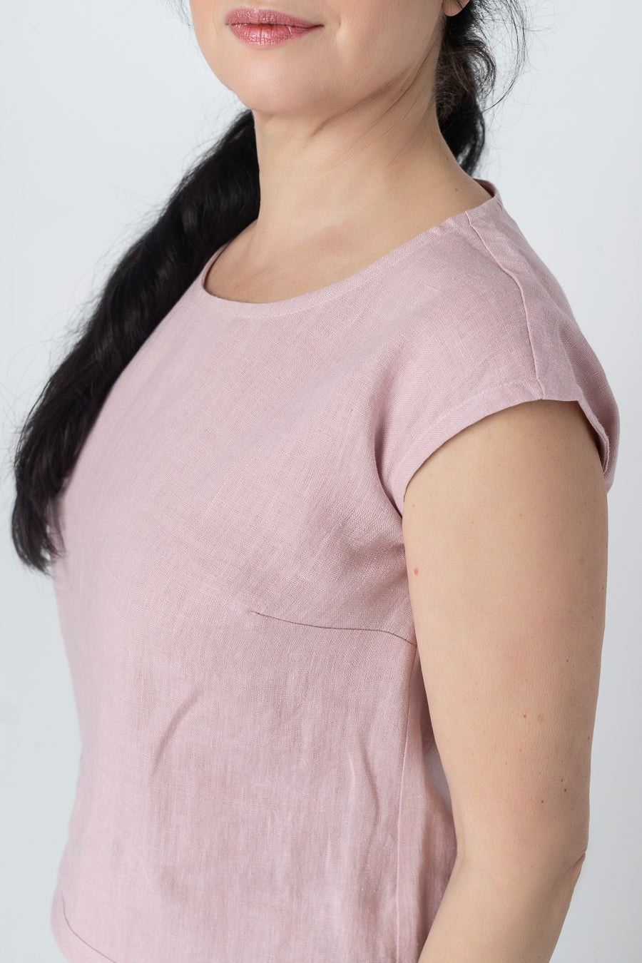 TAYA | Sleeveless linen blouse - Mezzoroni