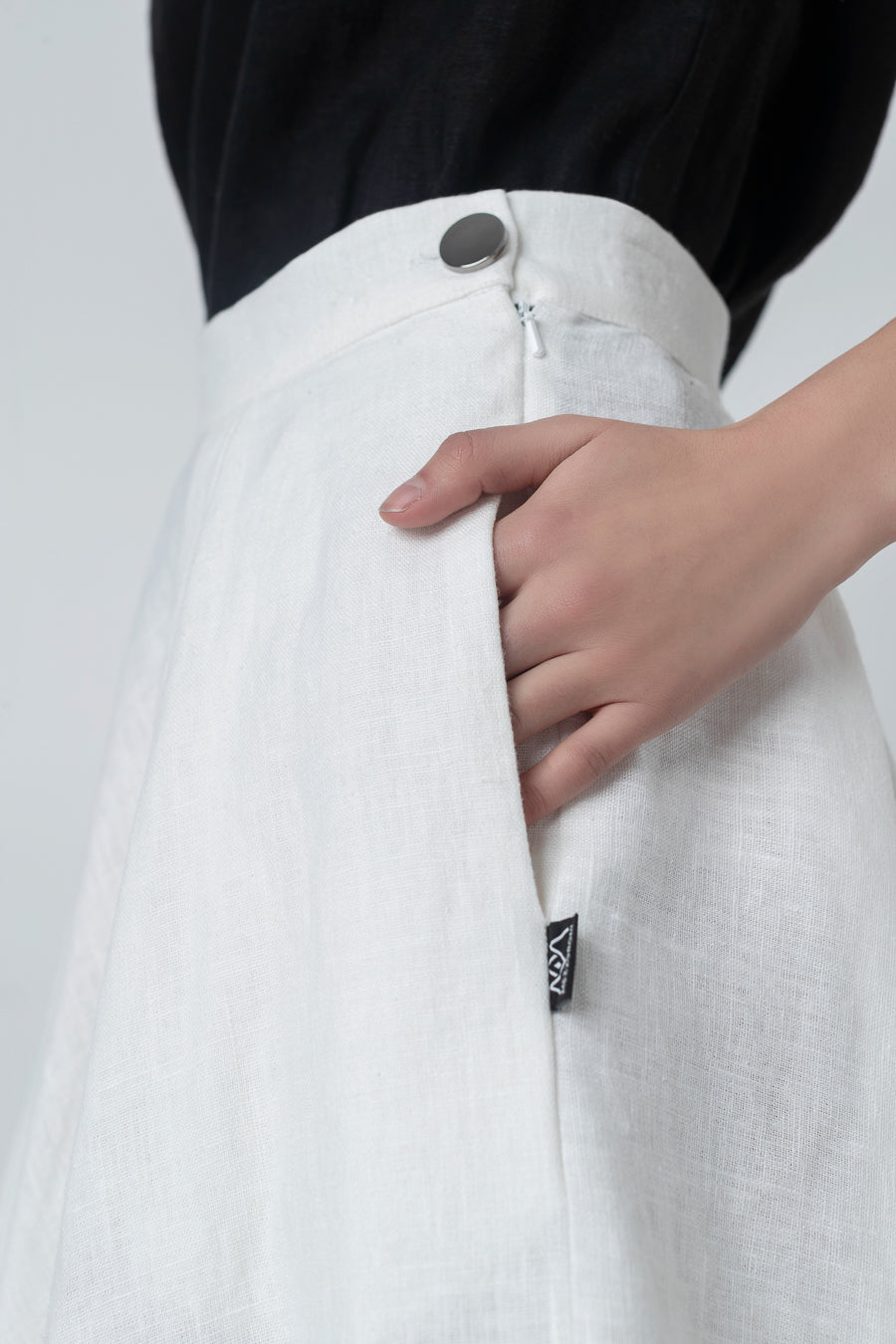 ARI | Long linen skirt - Mezzoroni