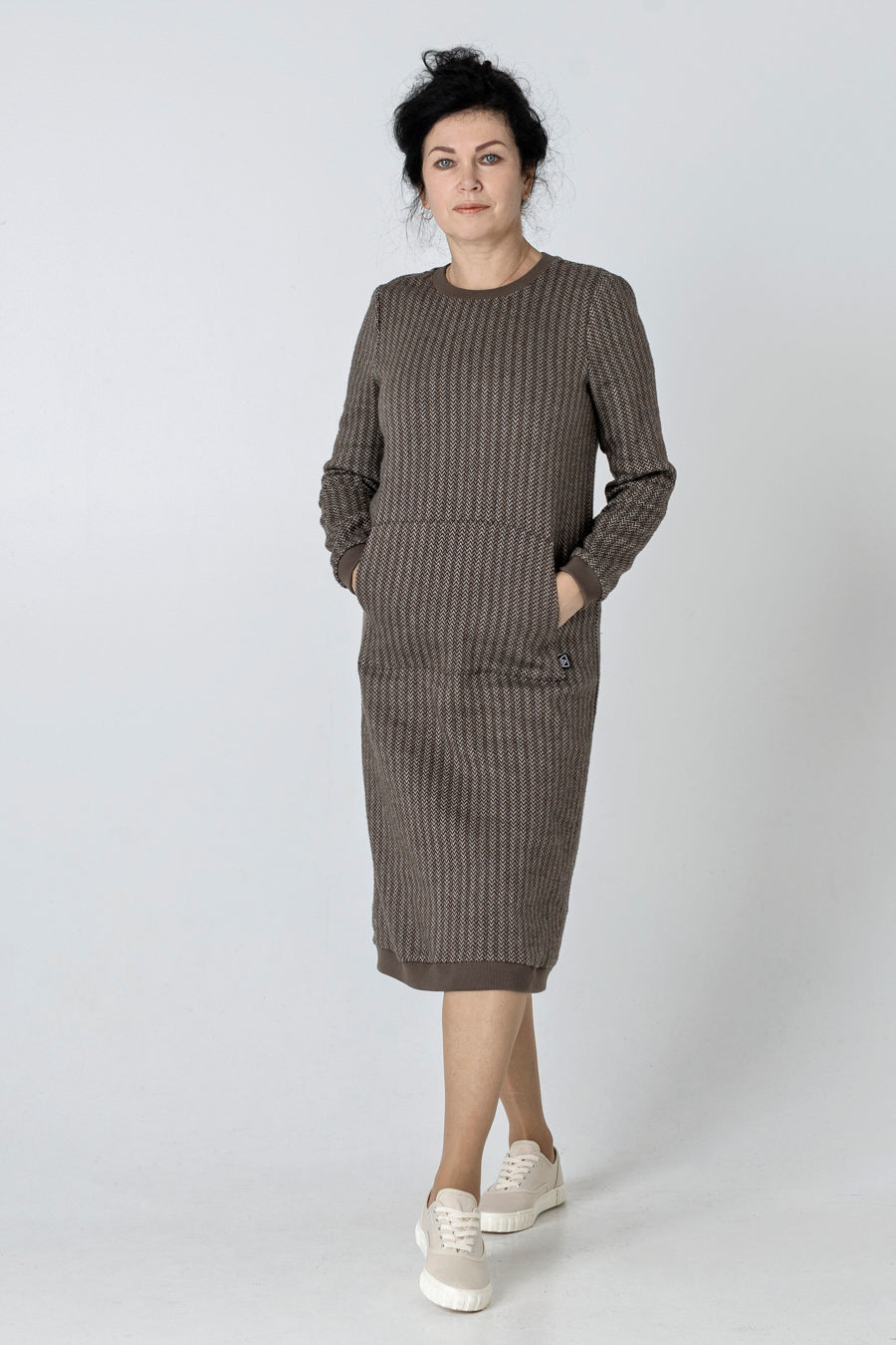 MAI | Wool & Linen Sweatshirt Dress